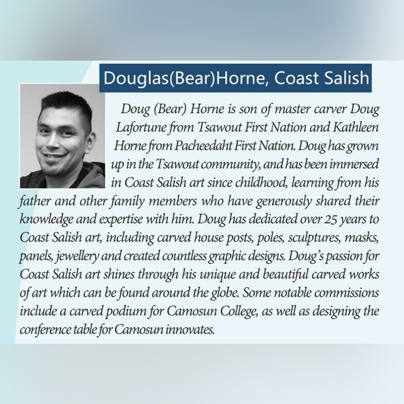 'Eagle in the Wind' Pin Indigenous Design by Douglas Horne, Coast Salish - Picture 3 of 4